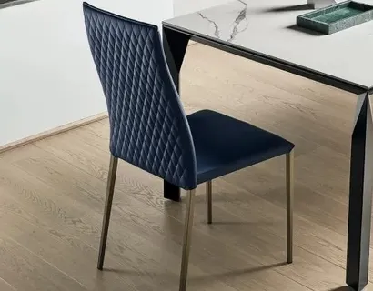 Sedia Tai in pelle di Bontempi