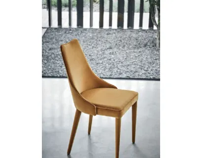 Sedia Clara in ecopelle di Bontempi