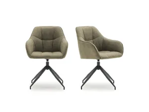 Sedia James Roll in ecopelle di Devina Nais