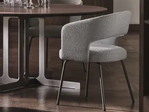 Sedia 356 in tessuto di Ditre Italia