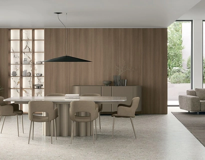 Sedia Dora in nabuk di Tomasella