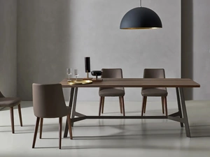 Sedia Eva in tessuto imbottito di Sangiacomo