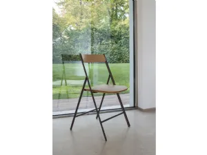 Sedia pieghevole Jolie Wood di Altacom