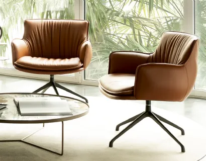 Sedia Rhonda Lounge di Cattelan Italia