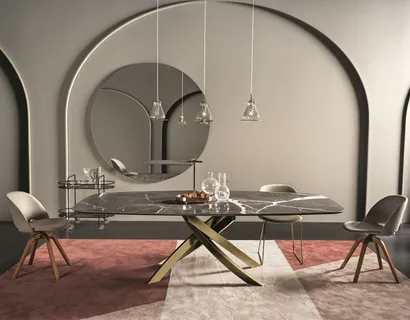 Tavolo Artistico in SuperMarmo di Bontempi