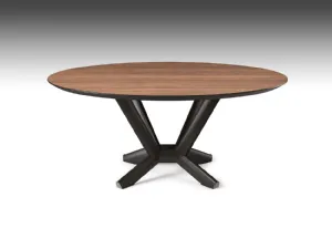 Tavolo rotondo in legno Planer Wood Round di Cattelan Italia