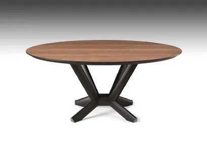 Tavolo rotondo in legno Planer Wood Round di Cattelan Italia