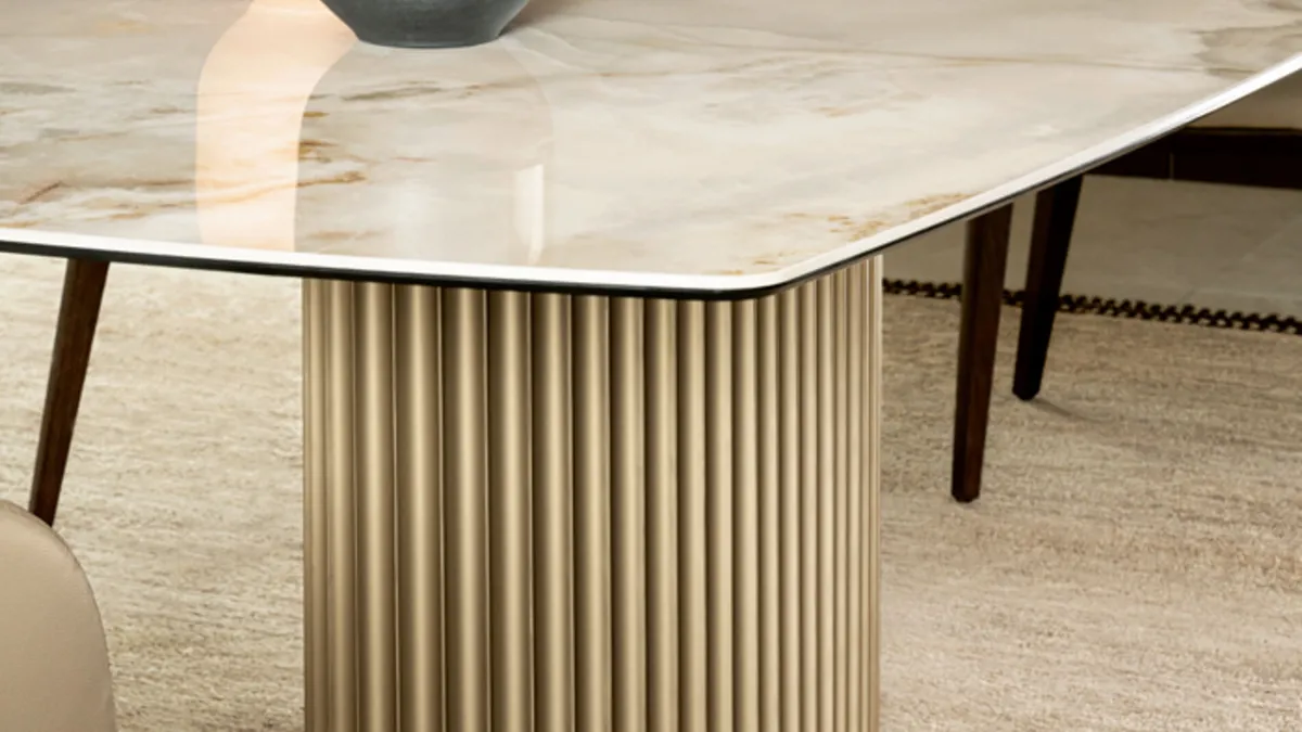 Tavolo Enea in ceramica di Riflessi
