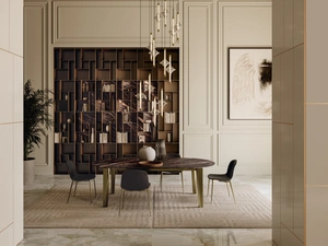 Tavolo allungabile Etro XXL in SuperMarmo di Bontempi