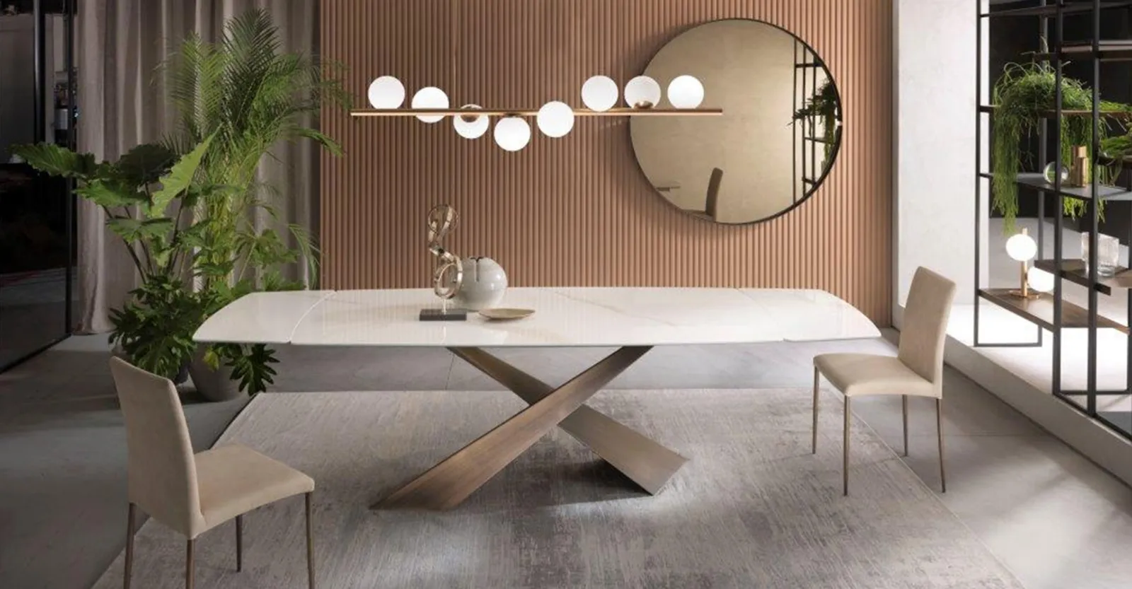 Tavolo Living Ceramica di Riflessi