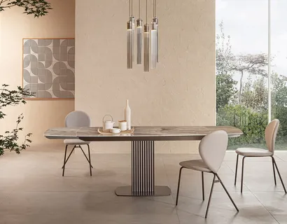 Tavolo allungabile di design Onda di Riflessi