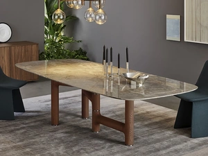 Tavolo Pivot-Marmo Bonaldo