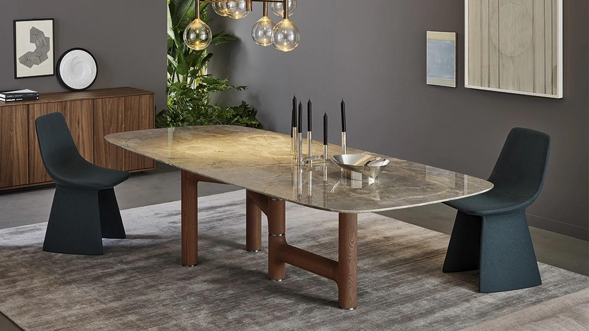 Tavolo Pivot-Marmo Bonaldo