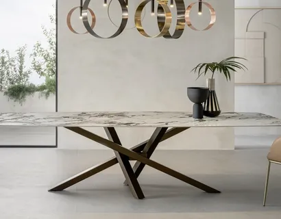 Tavolo Shangai in ceramica di Riflessi