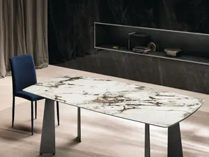 Tavolo Toledo in ceramica di Riflessi