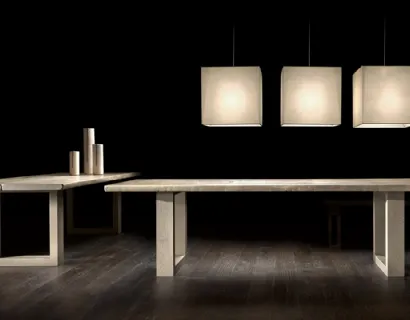 Tavolo in legno massello Vero U di Arte Brotto