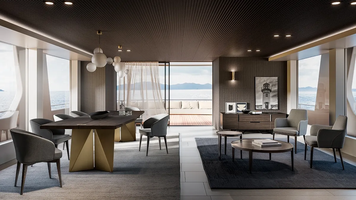 Tavolo Vero Vela di Arte Brotto