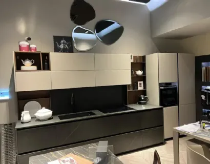 Cucina moderna grigia Stosa Aliant