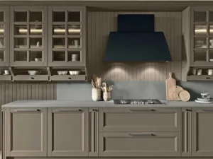 Cucina Classica in frassino laccato Beverly v05 di Stosa