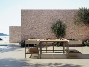 Cucina Design KGarden Outdoor a isola di Ernestomeda