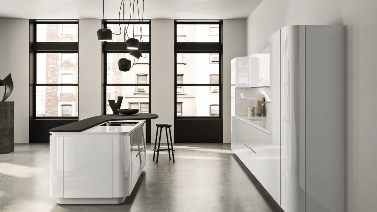 Cucina Design con isola Ola 04 di Snaidero