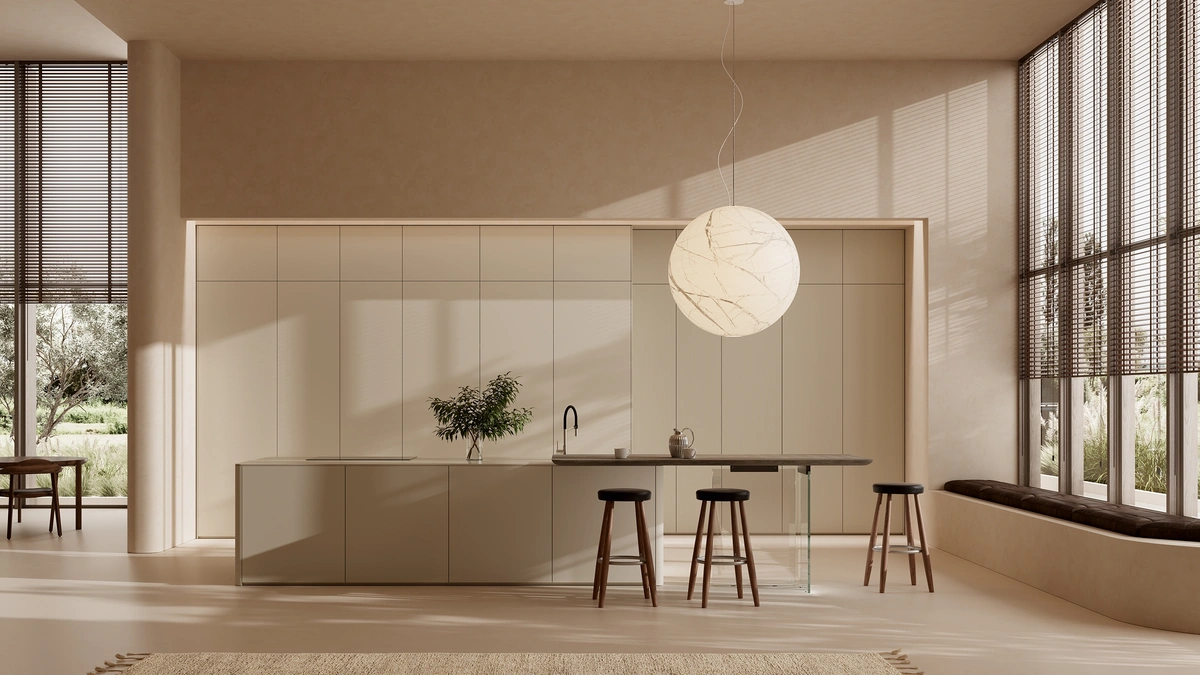 Cucina Design con isola One 02 di Ernestomeda