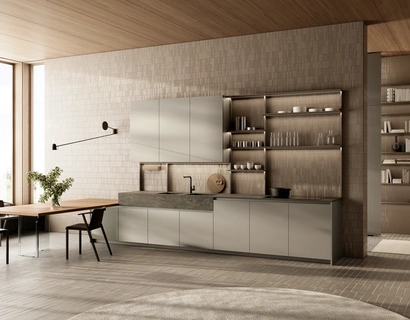 Cucina Design con penisola One 05 di Ernestomeda