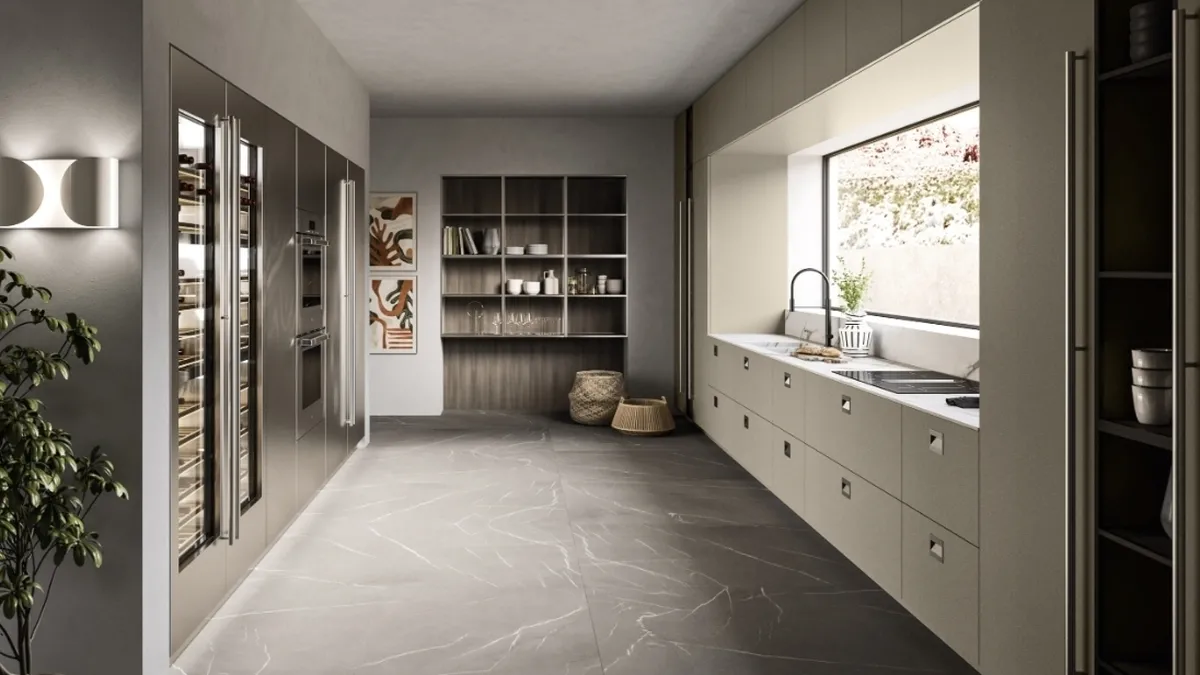 Cucina Design lineare Opera 02 di Snaidero