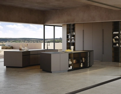 Cucina Design con doppia isola Orbita 01 di Snaidero