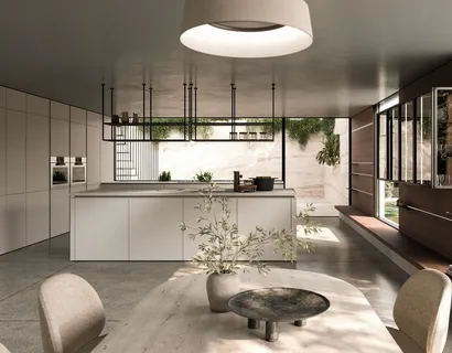 Cucina Design con isola Quadra 03 di Snaidero
