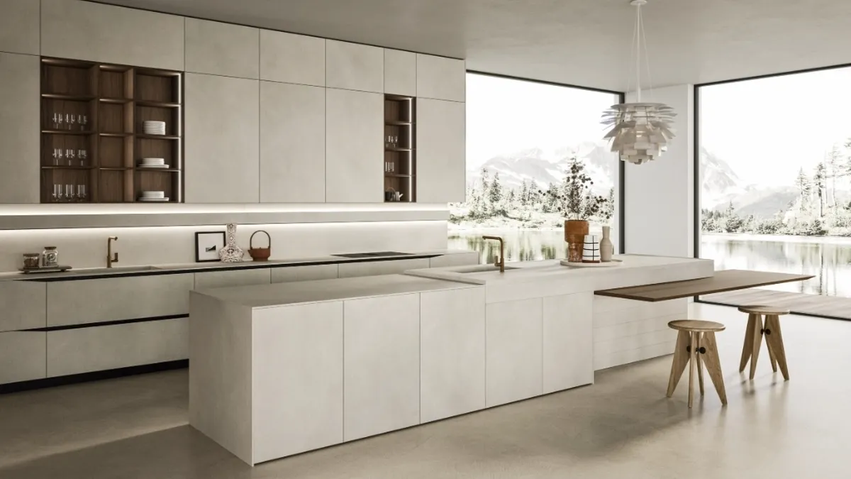 Cucina Design con isola Elementi 01 di Snaidero