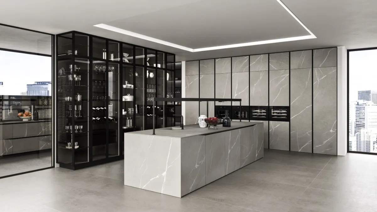 Cucina Design con isola Elementi 02 di Snaidero