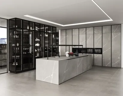 Cucina Design con isola Elementi 02 di Snaidero
