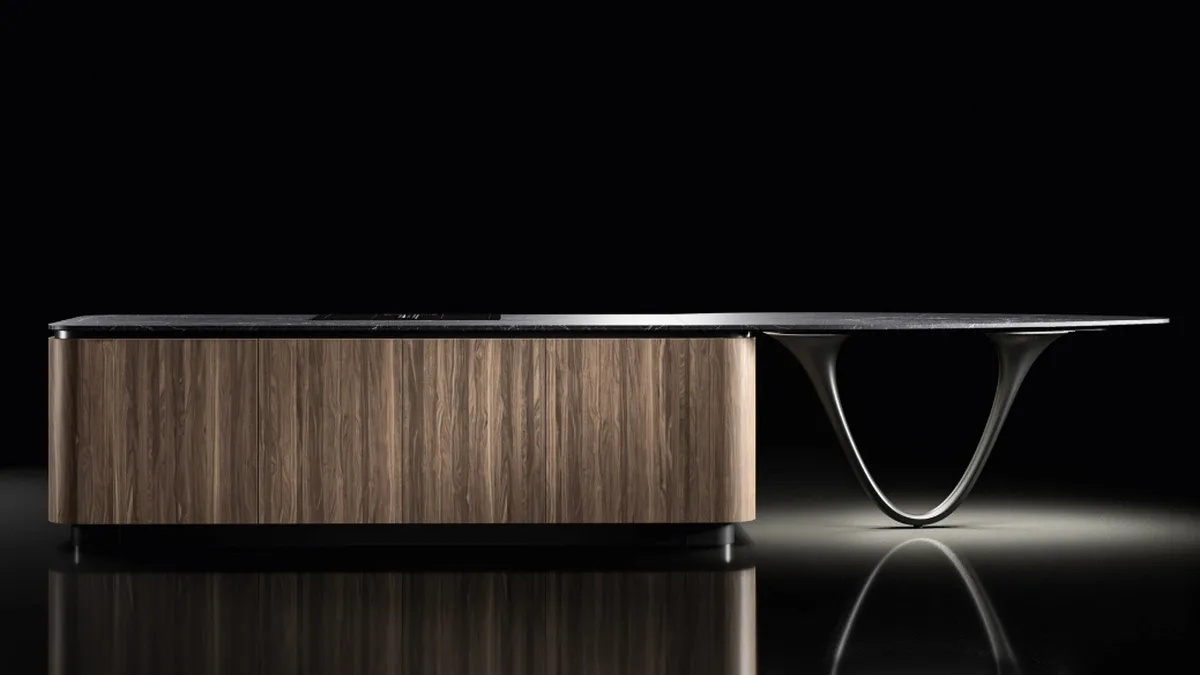 Cucina Design con isola Ola 01 di Snaidero