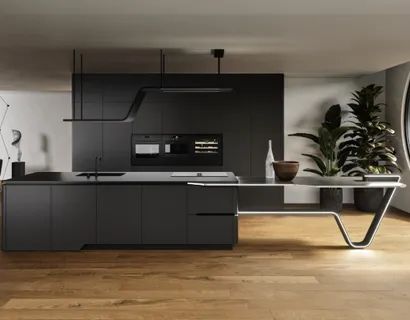 Cucina Design con isola Vision 02 di Snaidero