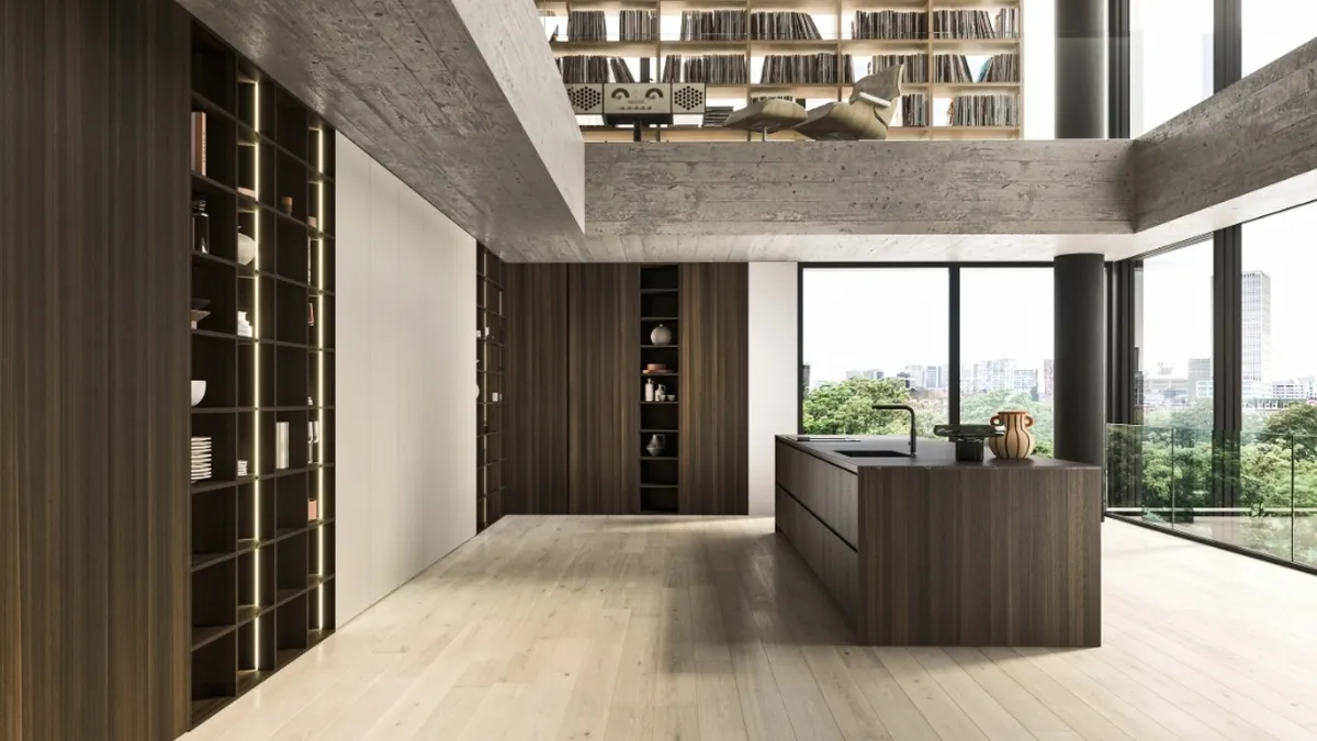 Cucina Design con isola Way 01 di Snaidero