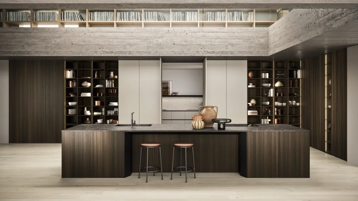 Cucina Design con isola Way 01 di Snaidero