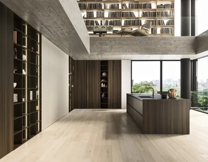 Cucina Design con isola Way 01 di Snaidero