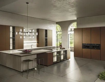 Cucina Design con penisola Way 03 di Snaidero