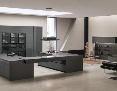 Cucina Moderna con doppia isola Aliant 01 di Stosa