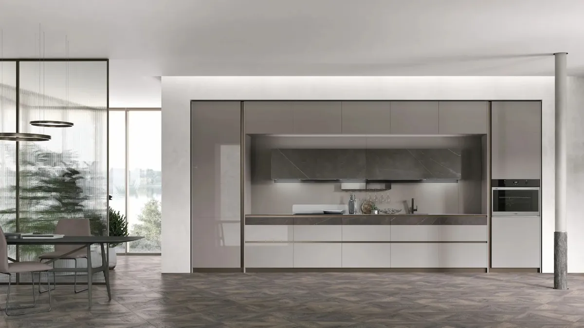 Cucina Moderna lineare Aliant 06 di Stosa
