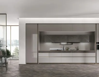 Cucina Moderna lineare Aliant 06 di Stosa