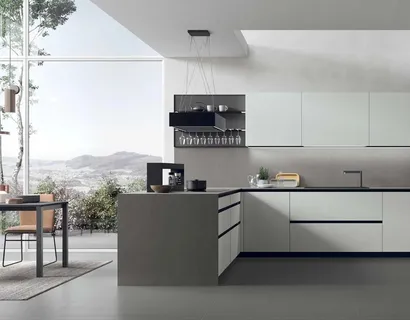 Cucina Moderna con penisola Aliant 14 di Stosa