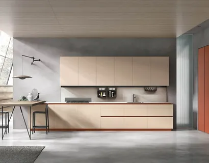 Cucina Moderna angolare Color Trend 04 di Stosa