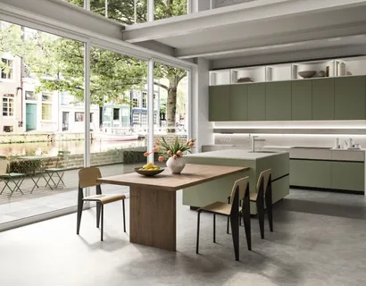 Cucina Moderna con isola Folio 02 di Snaidero