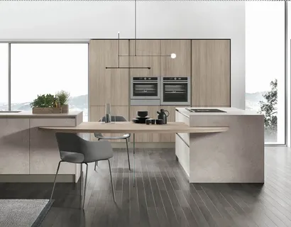 Cucina Moderna con doppia isola Infinity 09 di Stosa
