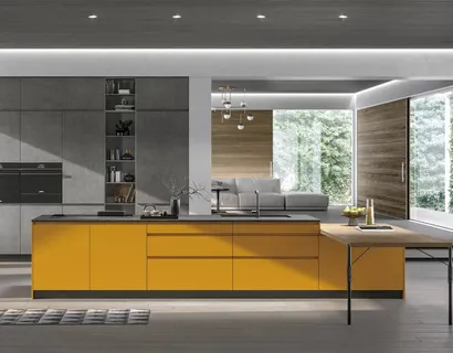 Cucina Moderna con isola Karma Modern 01 di Stosa