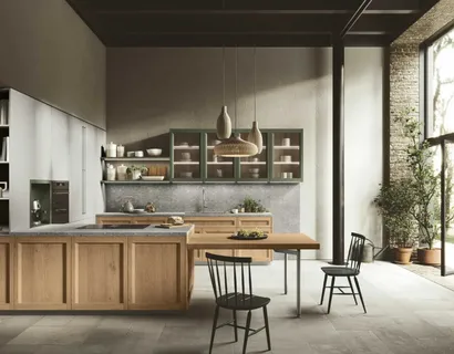 Cucina Moderna con penisola Palio 07 di Stosa