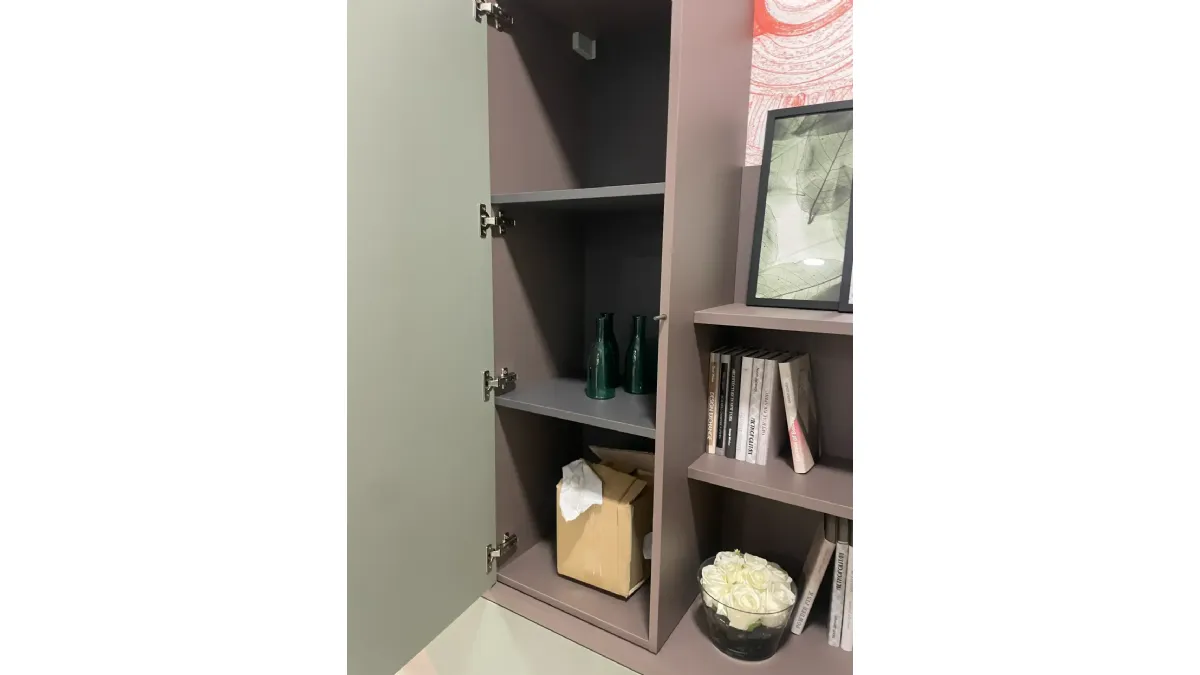 parete attrezzata velvet onda b4 artigianmobili